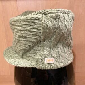 Bula Women's Green Visor Cable Knit Hat